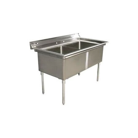 Aero Aero Manufacturing Company Aero Delux Two Compartment NSF Sink 3F2-1836